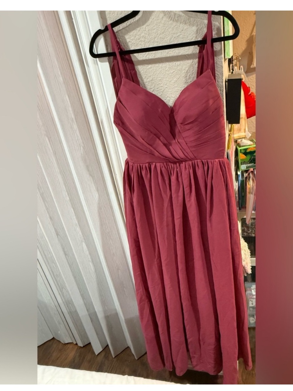 Mauve Spaghetti-Strap Women’s Dress